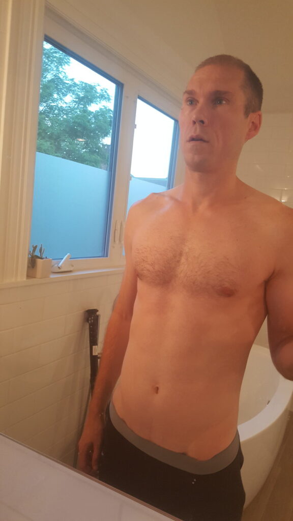 After 5 weeks of the simplest workout plan.