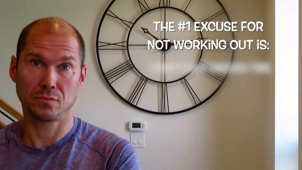 Lack of time is the most common excuse to not work out.
