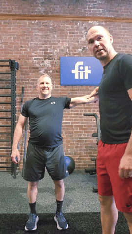 Trainer illustrates arthrokinetic reflex