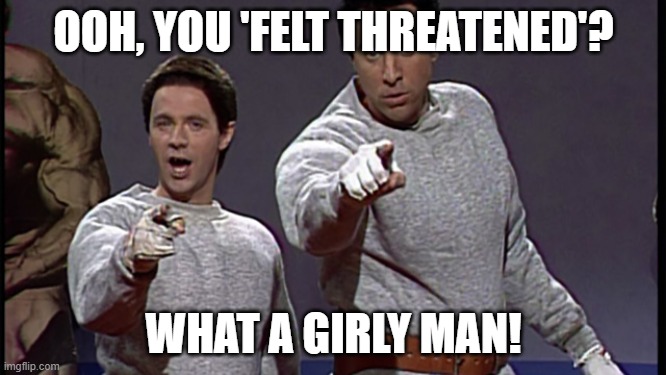 Don't let Hanz and Franz call you a girly Man.